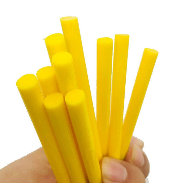 Yellow Hot GLUE STICKS 7mm x 200mm