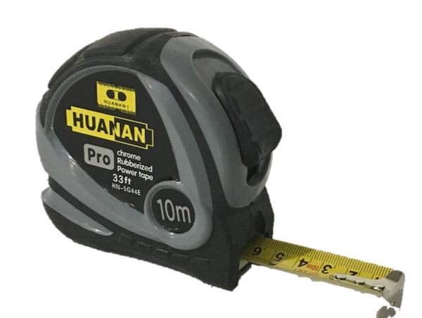 Tape Measures 10m/33ft metric/imperial Retractable POCKET TAPE MEASURE PULL-LOCK