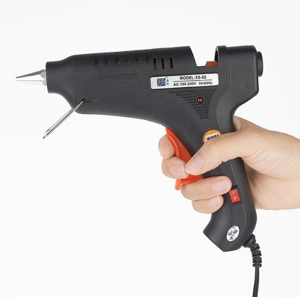 60W Glue Gun DIY BLACK (with 10 Sticks)