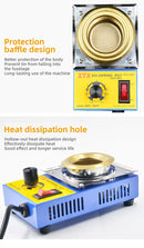 150W Electric Melting Furnace Ø35mm Tin Casting Lead Casting Furnace  UK PLUG